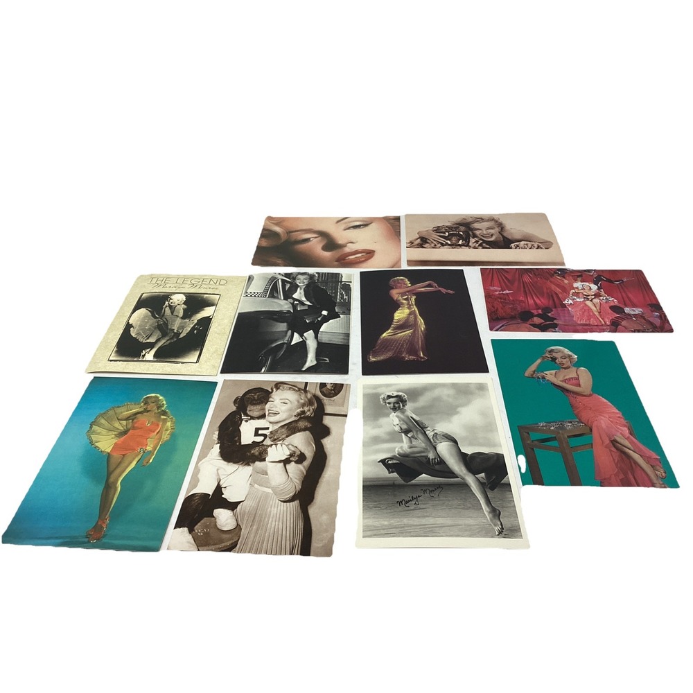 Lot of 10 Marilyn Monroe Postcards, Hollywood Movie Film Scenes etc. Postcards